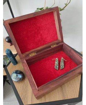 Boîte à bijoux en bois