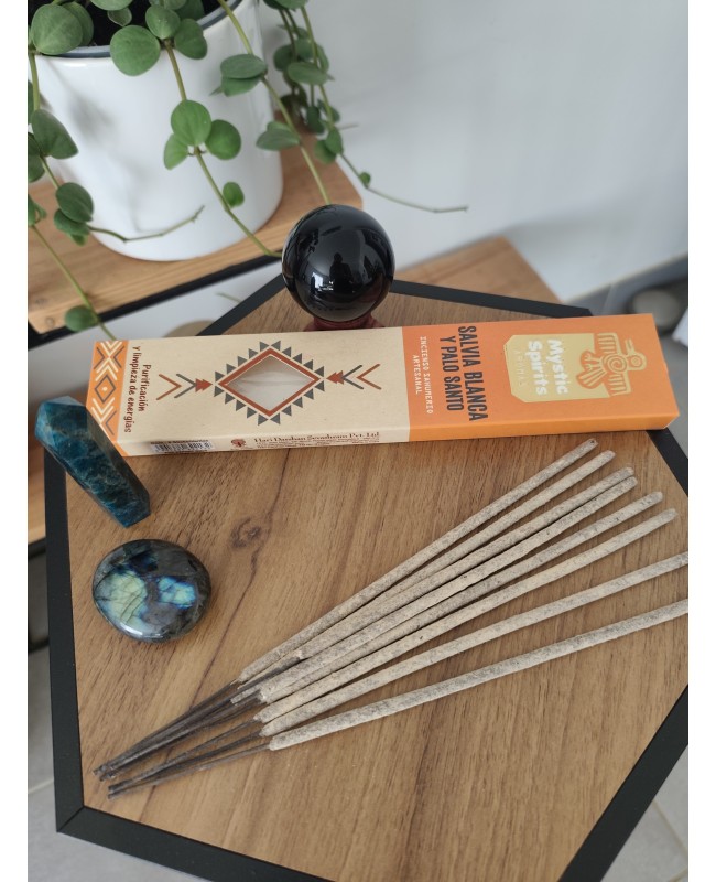 Bâtonnets d'encens Sauge blanche & Palo