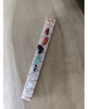 Bâton sélénite 7 chakras