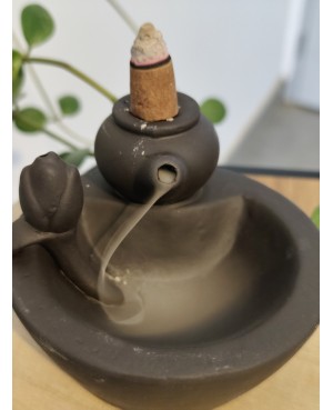 Porte encens Blackflow théière