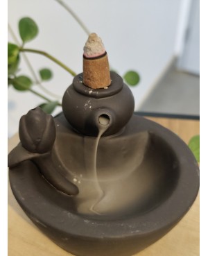 Porte encens Blackflow théière