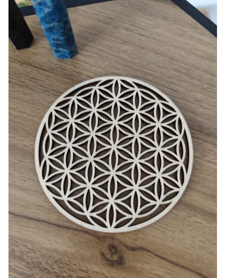 Fleur de vie en bois