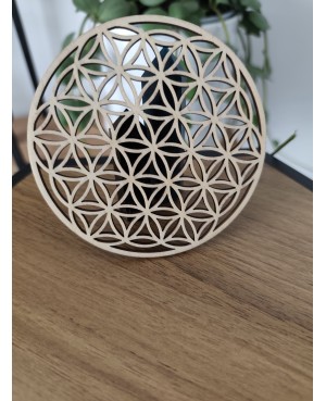 Fleur de vie en bois