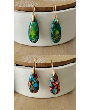 Boucle d'oreille goutte