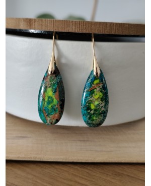 Boucle d'oreille goutte