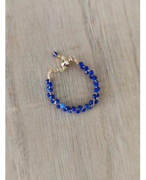 Bague anneau réglable en Pierre et acier inoxydable