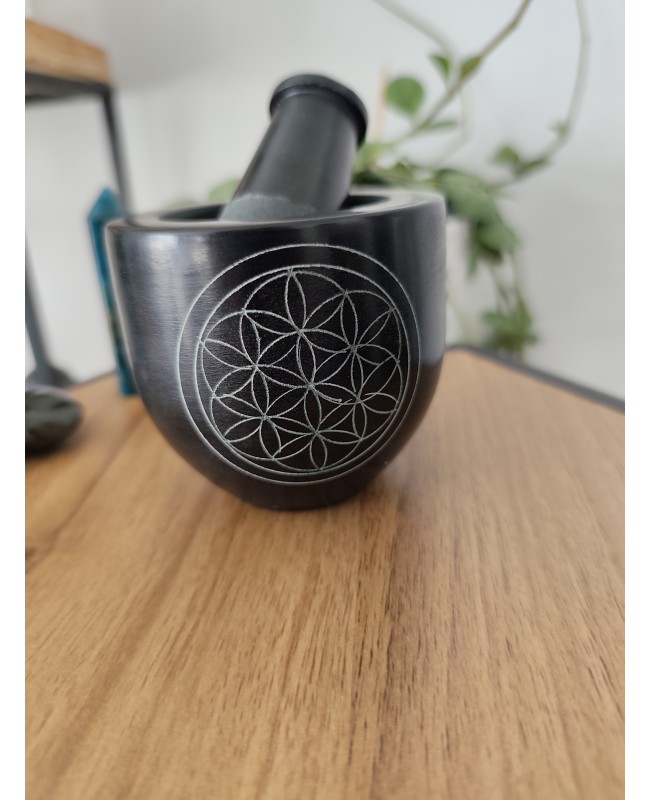 Mortier pilon en pierre