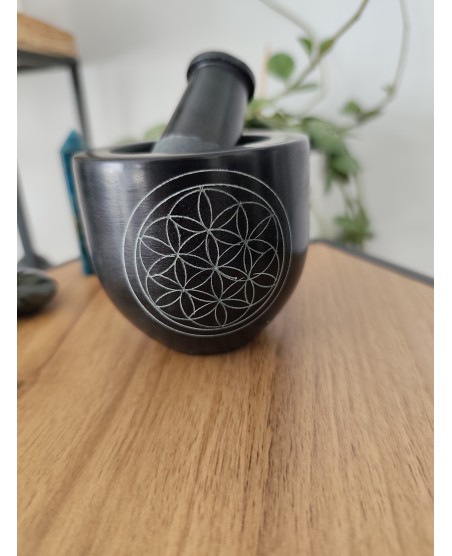 Mortier pilon en pierre