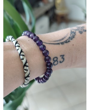 Bracelet perle en pierre